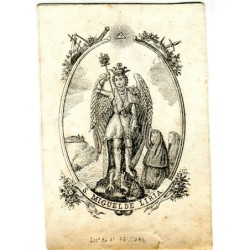 San Miguel de Liria Lithographie von A Pascual