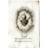 Sagrado Corazón de Jesús.grabado siglo XVIII