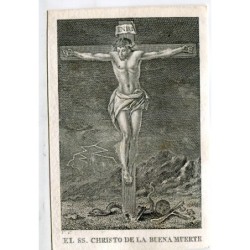 The Holy Christ of a Good Death, engraved by Vicente Capilla