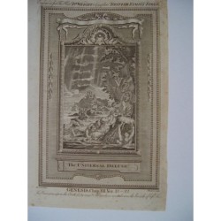 Il diluvio della Genesi - stampa biblica del 1782
