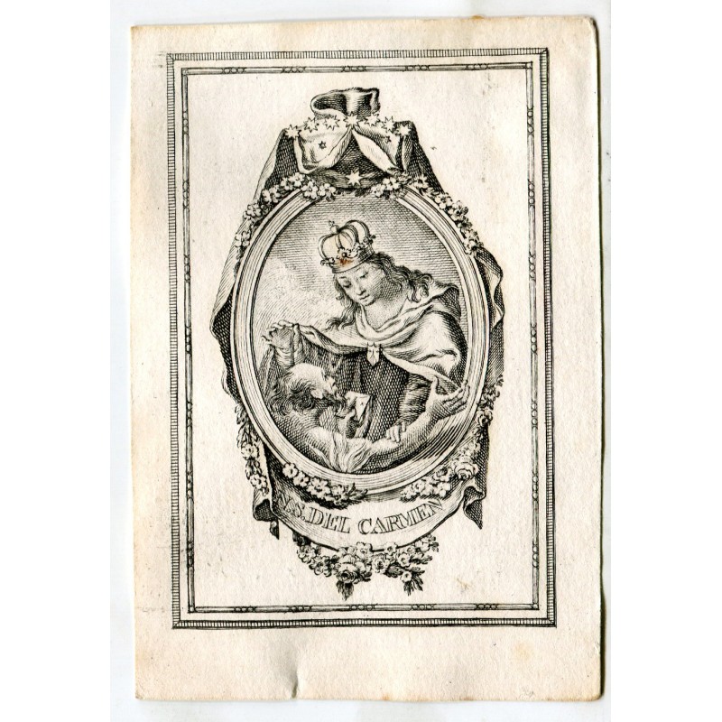 Notre-Dame du Carmen, gravure, XVIIIe-XIXe siècles