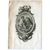 St. Anthony of Padua, 18th century engraving