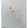 Bailarina. Litografia numerada firmada Henry