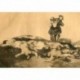 Goya etching. Bury them and keep quiet (Enterrar y callar'). Plate 18 from Disasters of War etching series, 1937 edition.
