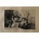Gravure de Goya. Obtenez-les correctement, et passez au suivant. Planche 20 de la série Disasters of War, édition 1937.