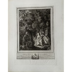 L'Irrésolution ou la Confiance gravée par JA Pierron copie de Tinquesse.