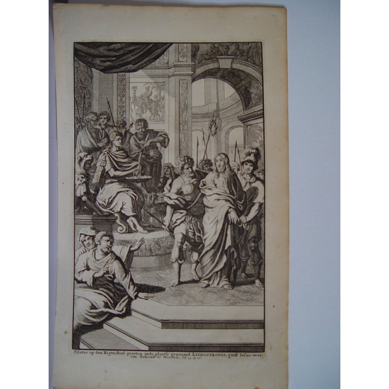 Antique religious engraving from the Bible