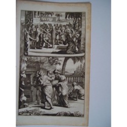 Antique religious engraving
