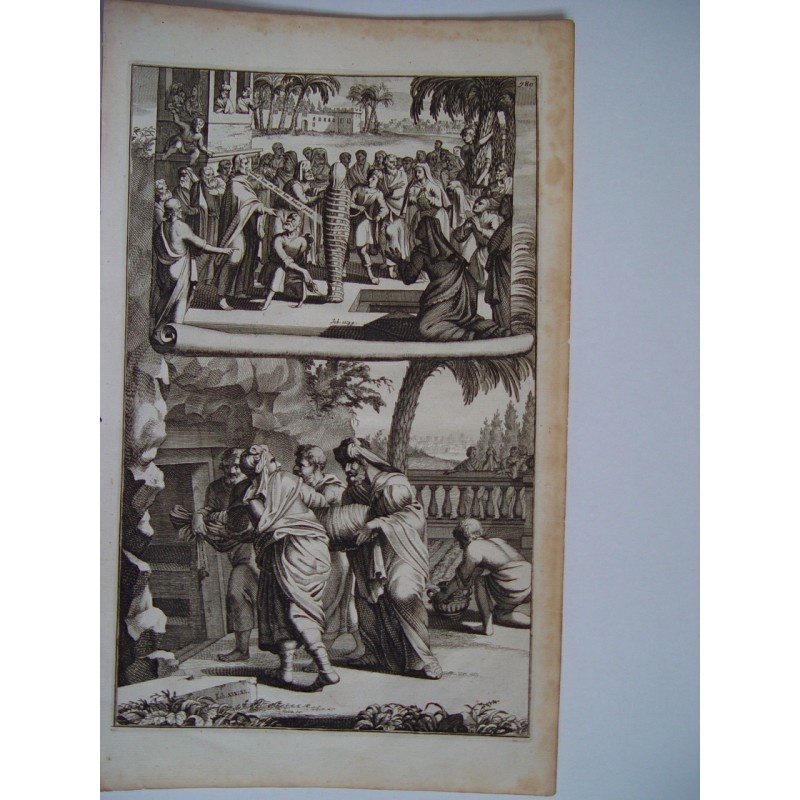 Antique religious engraving