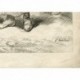 Gravure équestre du livre de dessin. d'après l'uvre de George Morland (1801)
