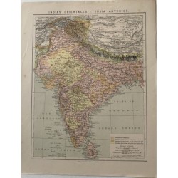 Mappa dell'Oceania di M. M. Drioux e Ch. Leroy, XIX secolo.
