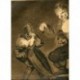 Goya etching. Dancing Giant (Bobalicón). Disparates, 4 (Follies / Irrationalities), ninth edition (1937)
