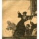 Aguafuerte de Goya. Dos cabezas son mejores que una. Disparates, 11 (Locuras/Irracionalidades), novena edición (1937)