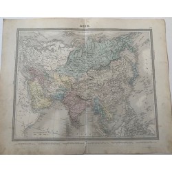 Carte de l'Asie par Tardie, 1874