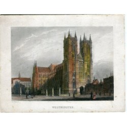 Westminster. Incisa da W. Alexander le Petit nel 1840.