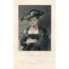 Chapeau de paille, nach Rubens. Gestochen von C. Marr