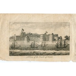 Castle of Surat or Surat Fort, India. 1785.