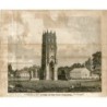 View of the tower of the Gray Friars, Richmond by WR Robinson 1823