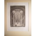 Espagne. Catalogne. « Intérieur de la cathédrale de Barcelone » Alexandre Laborde (1810-11).