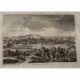 Trier and the Mosel river (Germany). Engraved by J. Mynde. 18th Century