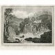 Tivoly falls in Italy, after Metz. Engraved by Angus (c 1820)