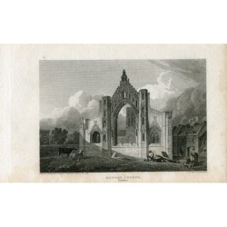Yorkshire. Howden Church engraved by Barenger. Drawn by J.P. Neale.