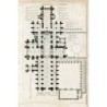 Stichplan der Kathedrale von Hereford, gezeichnet von MT Garbett im Jahr 1815