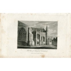 Gravure de la cathédrale de Hereford publiée en 1815