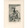Goya etching. The Caprices. Plate 60, 'Trials'. 1970 edition.