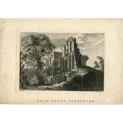Roch Abbey, Yorkshire, 1786 von Godfrey graviert
