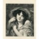 Head of a Young Girl, after J. B. Greuze. Damman
