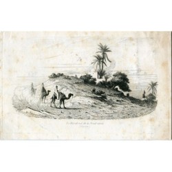 Le maraboud de la boud-zarea, Algerien. Stich aus dem 19. Jahrhundert von Charles Frere