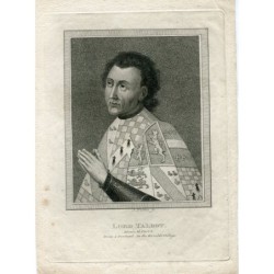 Lord Talbot-Gravur von J. Parker