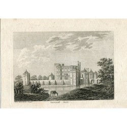 Caverswall Castle, graviert und veröffentlicht 1785 von S. Hooper
