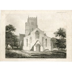 Église de Cuddesdon, Oxon, dessinée et gravée par G. Hollis en 1821