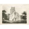 Cuddesdon Church, Oxon, gezeichnet und graviert von G. Hollis im Jahr 1821