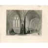 Worcester Cathedral (Kreuzgang), gestochen von B. Winkles. Gezeichnet von C. Warren