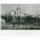Capitol at Washington - Original Antique Engraving - Washington DC (c.1840)