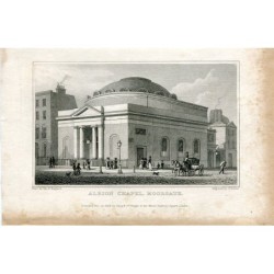 Albion Chapel Moorgate engraved by T. Barber
