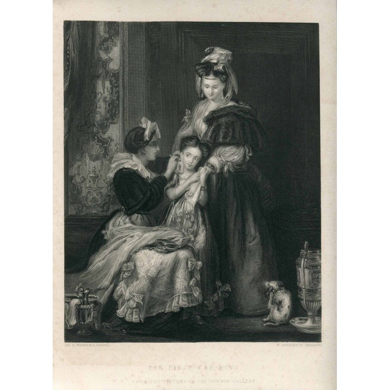 Il primo orecchino, da D. Wilkie. W. Greatbach (1849)