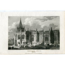 Chiesa di Chippenham nel Wiltshire incisa da J.C. Smith da un disegno di J. Britton