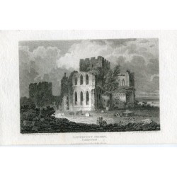 Lanercost Priory in Cumberland engraved in 1803 by J. Storer from a drawing by P.S. Munn