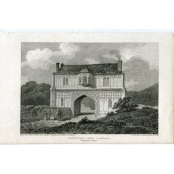 Malverne Abbey Gateway engraved by Shepherd & Burnett