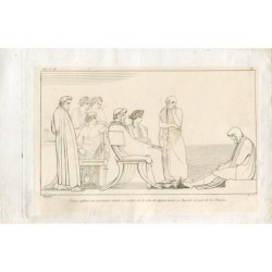 Engraving in 1861 by Joaquin Pi y Margall based on a drawing by Flaxman for the Iliad.