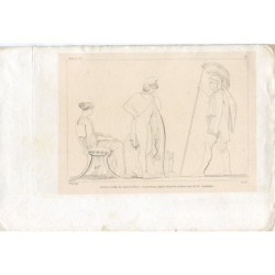 Gravure réalisée en 1861 par Joaquin Pi y Margall d'après un dessin de Flaxman pour l'Iliade.