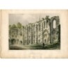 Abbazia di Dunfermline incisa nel 1850 da JH Le Keux da un disegno di RW Billings