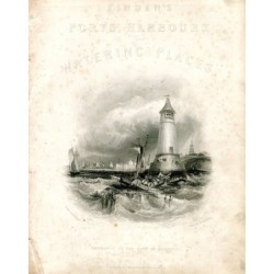 Entrée du port de Berwick, gravée par E. Finden d'après un dessin de G. Balmer