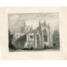 Cattedrale di Ripon incisa da B. Winkles da un disegno di C. Warren