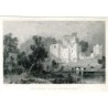 Brougham Castle Westmorland, gestochen von S. Lacey nach einer Zeichnung von T. Allom
