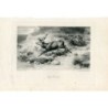 Stag Hunting engraved by Swan Electric from a drawing by E. Caldwell